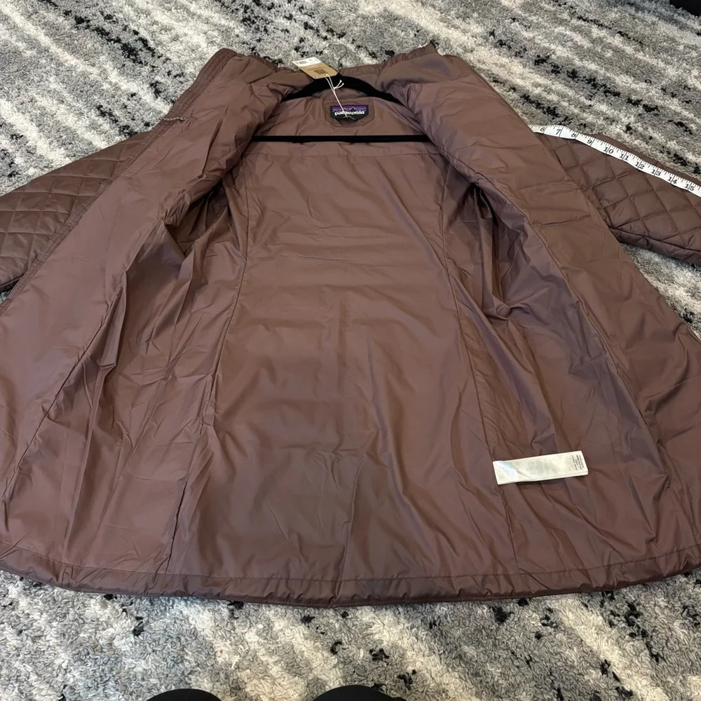 Patagonia Women's Radalie Parka Dusky Brown Size Small New Puffer Coat Jacket - Picture 15 of 16